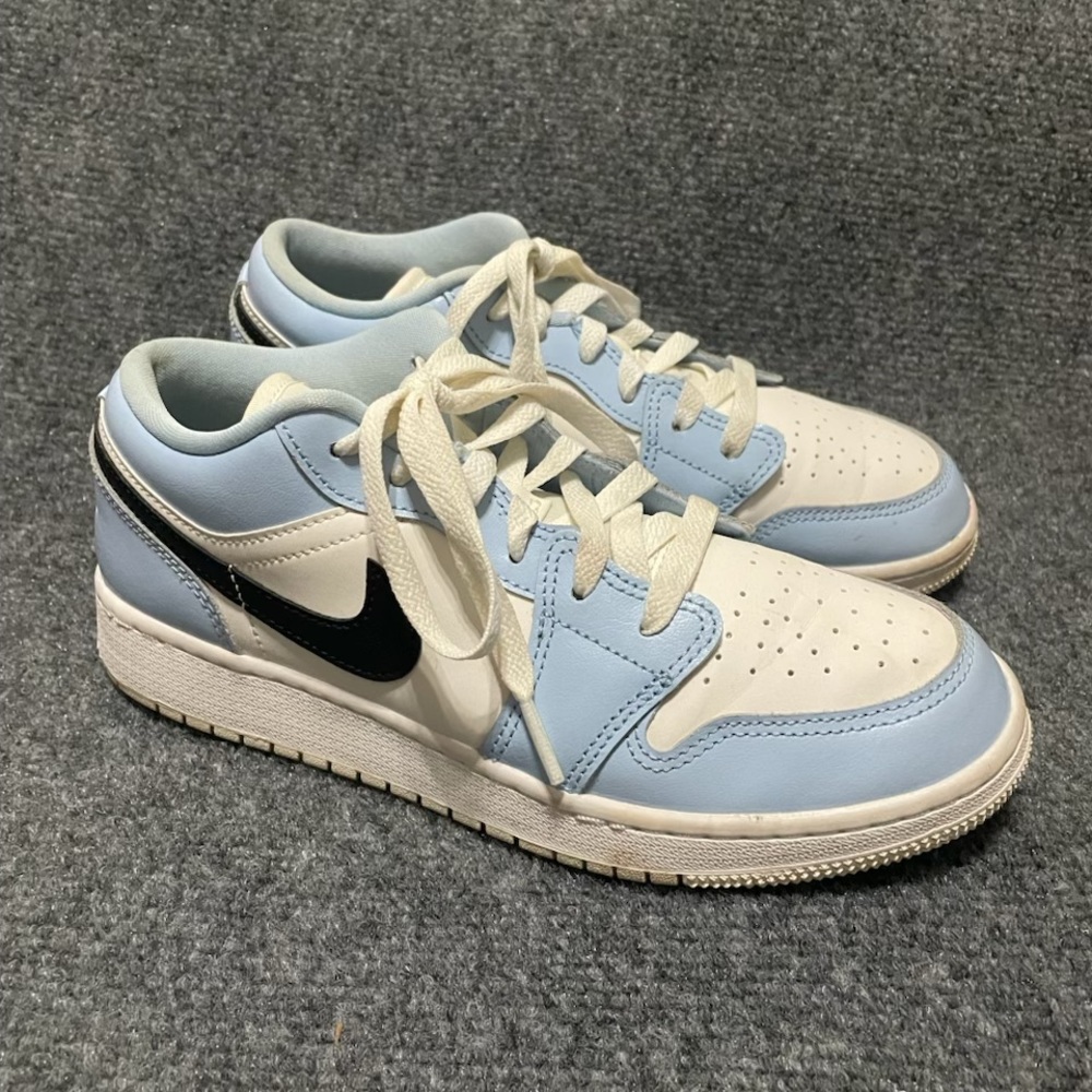 Jordan 1 Retro Ice Blue/Black Low (GS) 5.5Y